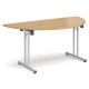 Deco Folding Leg Semi-Circular Meeting Room Table